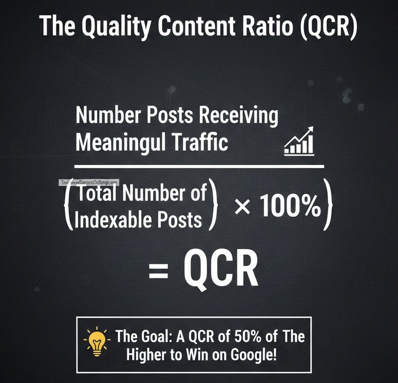 the quality content ratio formula