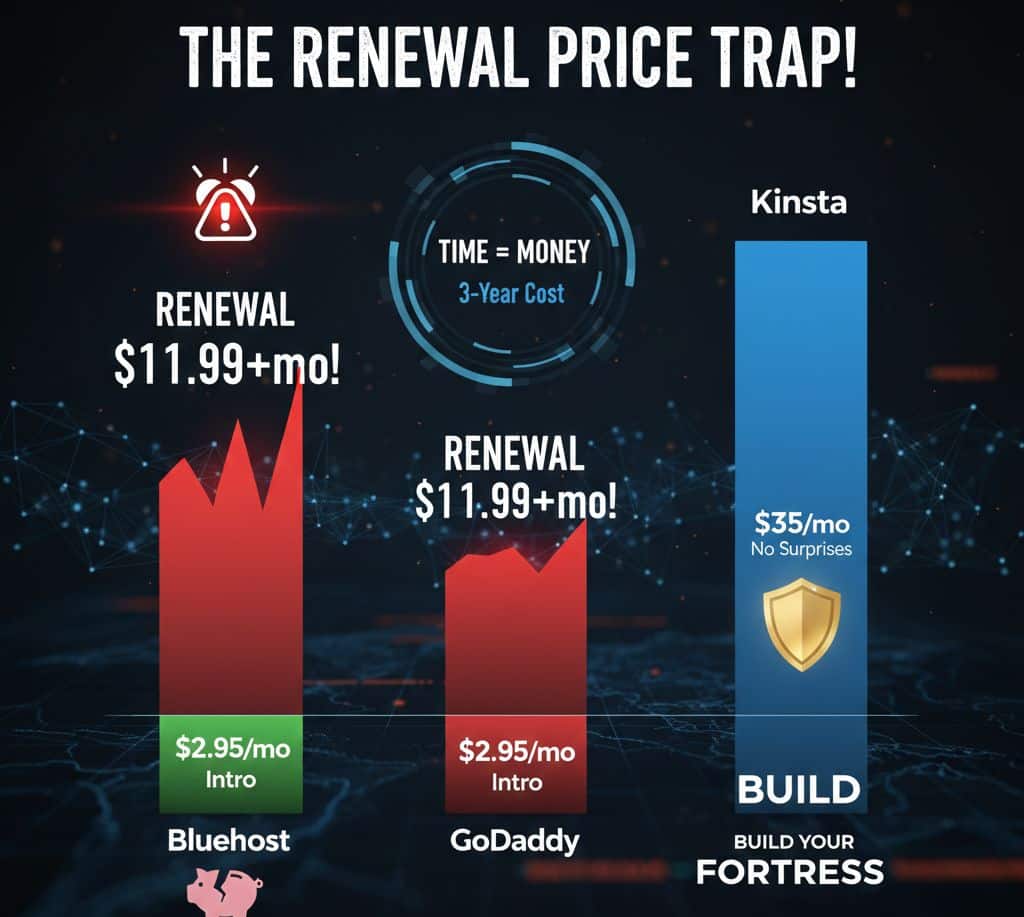 the renewal price trap of cheap hosting