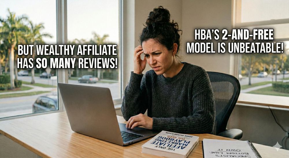 woman confused making a decision