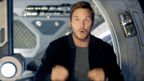 Chris Pratt - mind blown gif