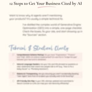 The AI Search Checklist
