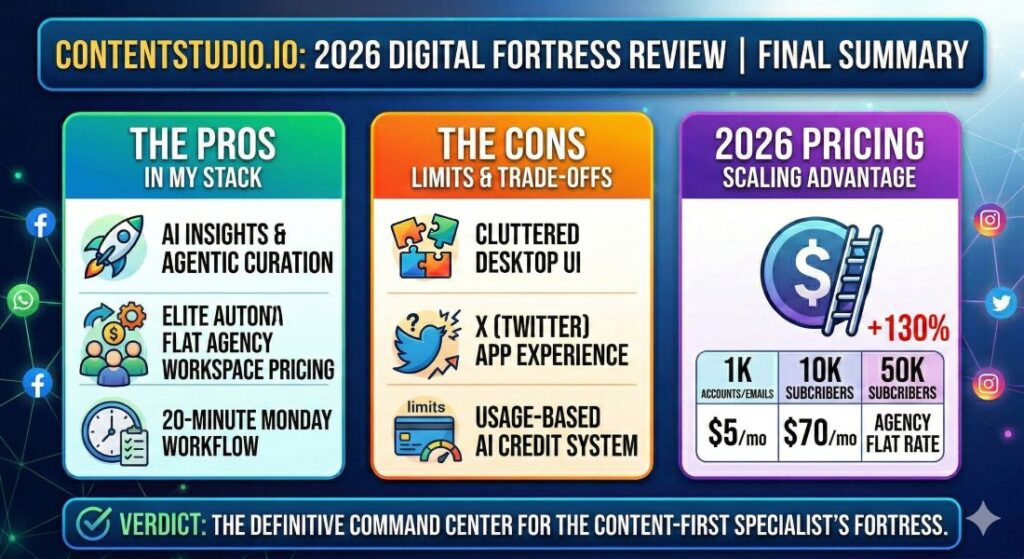 contentstudio pros and cons