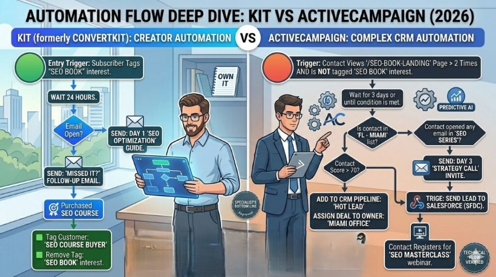 kit vs activecampaign